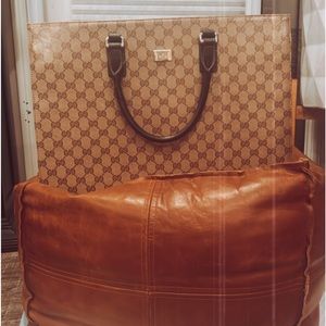 Gucci Monogram PVC Briefcase Pre Owned No longer in Circulation. 👜
